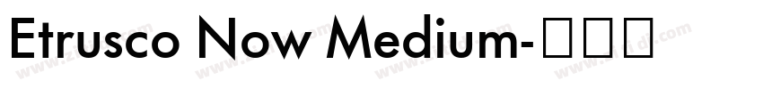 Etrusco Now Medium字体转换
